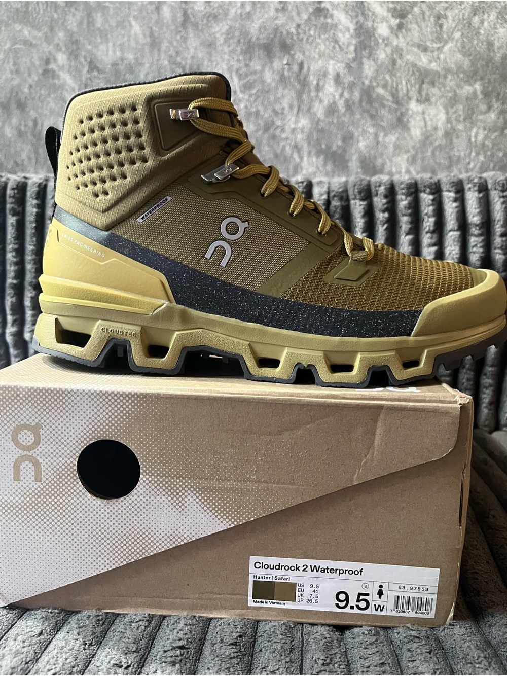 On Cloud Cloudrock Cloudrock 2 Waterproof Hiking Boots 9.5